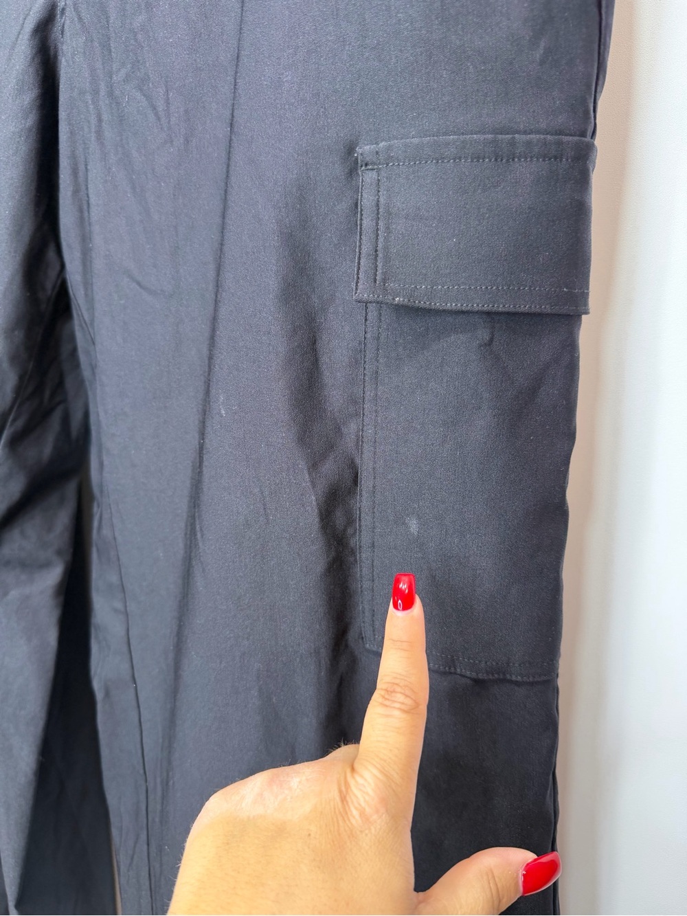 lane bryant black pull-on cargo pants size 16 nwt - Picture 7 of 16